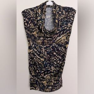 XS Sleeveless Cowl Neck Maternity Blouse. Liz Lange Maternity. Multicolor. EUC.